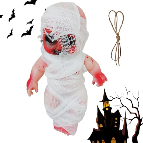 weiting Verzauberte Puppe | Blutige Halloween-Deko Puppen | Garten-Dekoration Heimdekor mit Seil für Weihnachtsbaum Terrasse Feiertag Weihnachten Party Spukhaus Innen- und weiting Verzauberte Puppe | Blutige Halloween-Deko Puppen | Garten-Dekoration Heimdekor mit Seil für Weihnachtsbaum Terrasse Feiertag Weihnachten Party Spukhaus Innen- und von weiting