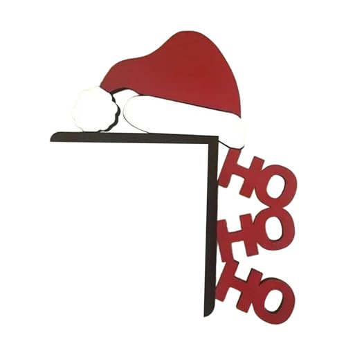 WEITING Weihnachten Türrahmen Deko, Türrahmen Weihnachtsdeko Aus, Weihnachtstüraufsätze Tür Eckschild Dekoration Für Oberen Türrahmen von WEITING