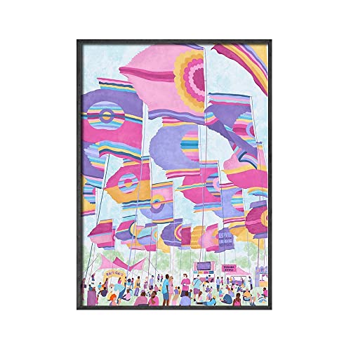 Feministische Glastonbury Festival Poster und Drucke abstrakte Graffiti Dekoration Leinwand Malereimalerei Print Home Wall Art Bilder Dekor Dekor Dekor (Color : 3, Size : 50x70cm No Frame) von weiwie