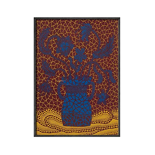 Yayoi Kusama Artwork Ausstellung Poster und Drucke Pilz Wandkunst Bilder Museum Leinwand Gemälde for Wohnzimmer Wohnheimdekoration (Color : B, Size : 30x40CM No Frame) von weiwie