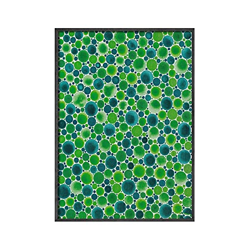 Yayoi Kusama Artwork Ausstellung Poster und Drucke Pilz Wandkunst Bilder Museum Leinwand Gemälde for Wohnzimmer Wohnheimdekoration (Color : D, Size : 30x40CM No Frame) von weiwie