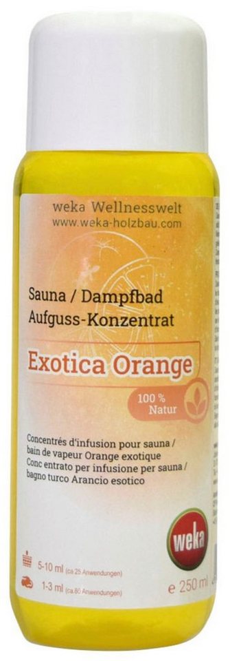 weka Aufgusskonzentrat Exotica Orange, 250 ml, 250 ml von weka