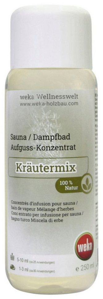 weka Aufgusskonzentrat Kräutermix, 250 ml, 250 ml von weka