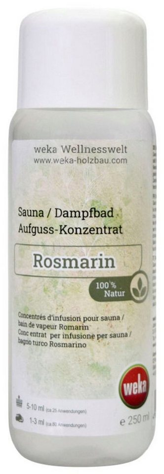 weka Aufgusskonzentrat Rosmarin, 250 ml, 250 ml von weka