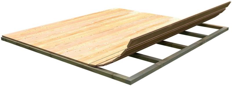 weka Gartenhaus-Fußboden (BxT: 200 x 200 cm), BxT:200x200 cm, für Gartenhäuser von weka