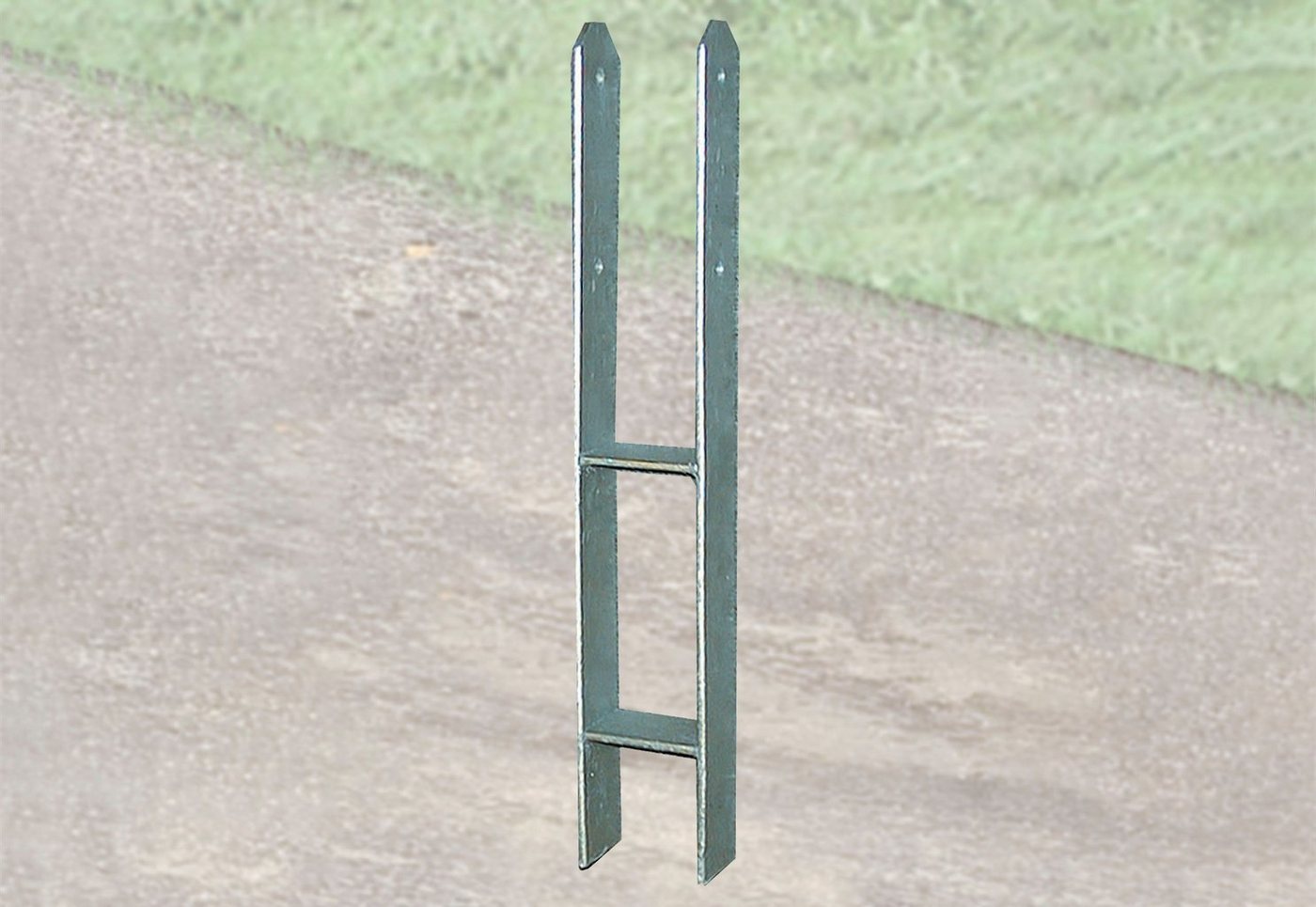 weka H-Pfostenanker H-Pfostenanker, für Carports, zum Einbetonieren, (Set), 12 Anker 9x9 cm von weka