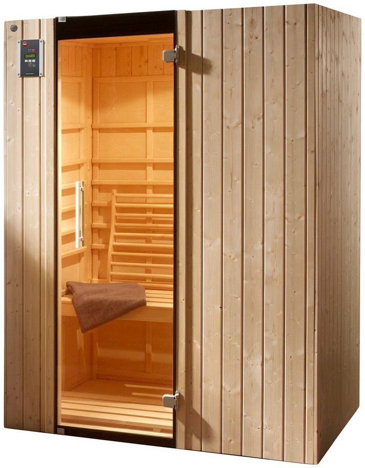 weka Infrarotkabine Ranua 2, BxTxH: 140 x 98 x 190 cm, 58 mm, für bis zu 2 Personen von weka