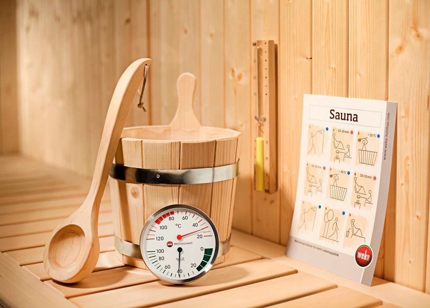 weka Sauna-Aufgussset Zubehörset Premium (5-tlg) von weka