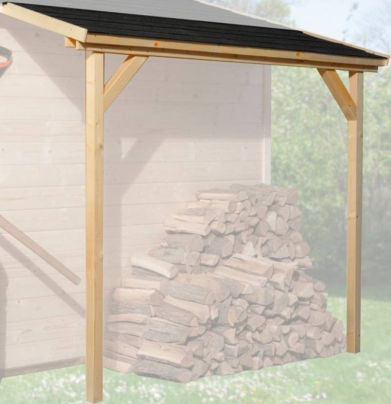 weka Schleppdach, BxT: 80x200 cm, für Blockbohlenhaus »Jens« von weka