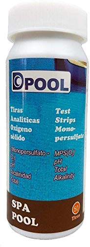 50 Teststreifen DPOOL für O² (Sauerstoff/Monopersulaft), pH + Alkalinität von well2wellness® von well2wellness