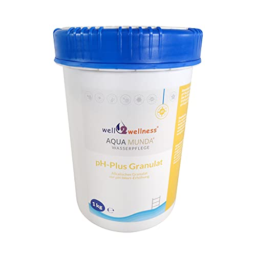 Aqua Munda Wasserpflege Premium Pool pH- Plus Granulat 1 kg von well2wellness