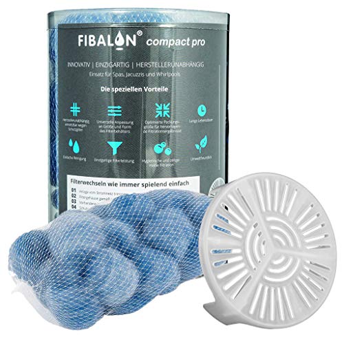 well2wellness FIBALON COMPACT PRO - Universelle + optimierte Filterlösung für Whirlpool, Jakuzzi + Spa Filter von well2wellness