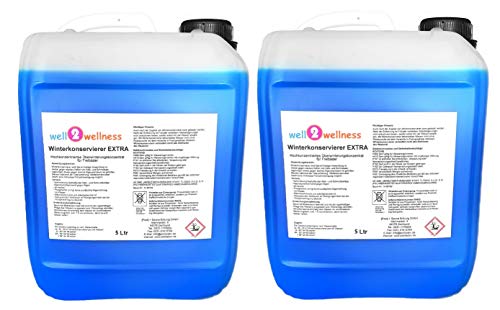 Pool Überwinterungsmittel Winterkonservierer EXTRA 10 l (2 x 5l) von well2wellness