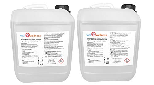 Schwimmbad Winterkonservierer/Pool Überwinterungskonzentrat 10 l (2 x 5l) von well2wellness