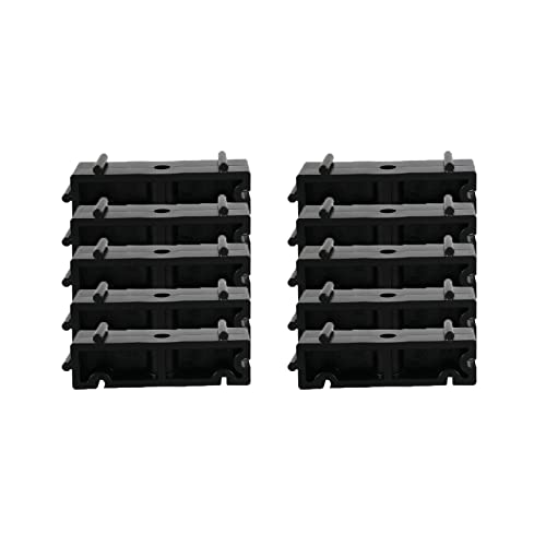 well2wellness® 10 x Distanzstück Abstandhalter 50mm für Rohrschellen Rohrklemmen und PVC Rohr von well2wellness