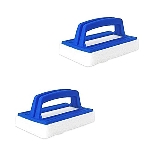 well2wellness® 2 x Pool Reinigungspad/Handpad mit Griff von well2wellness