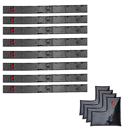 well2wellness® 8 x Pool Befestigungsschlauch + 4 x Pool Beschwerungssack Winkel - Wassersack zur Beschwerung von Winterabdeckplanen von well2wellness