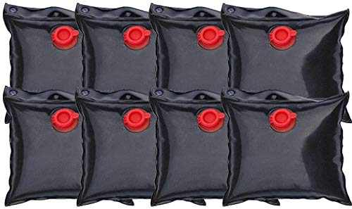 well2wellness® 8 x Pool Beschwerungssack - Wassersack klein zur Beschwerung von Pool Abdeckplanen von well2wellness