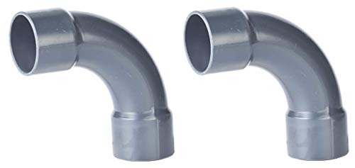 well2wellness® PVC Bogen 90° - 63 mm - 2 Stück (200040) von well2wellness