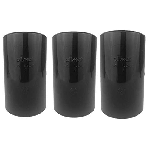 well2wellness® PVC Muffe Lang - 50 mm - 3 Stück (200083-2) von well2wellness