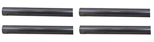 well2wellness® PVC Rohr 50mm PVC Druckrohr 50mm 10 bar - 4 x 1 Meter von well2wellness