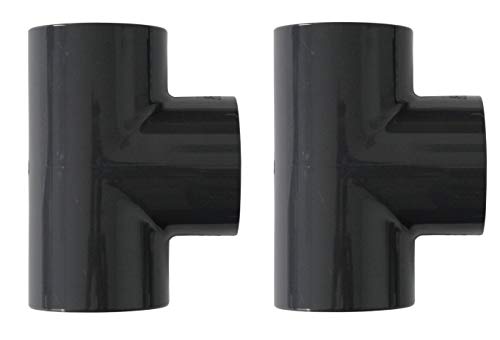 well2wellness® PVC T-Stück 90° - 50 mm - 2 Stück (200075) von well2wellness