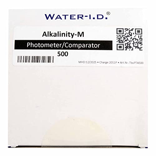 well2wellness® Pool Testtabletten/Messtabletten Alkalinity-M (Alkalität/Säurekapazität) für Photometer/Comparator - 500er Pack von well2wellness