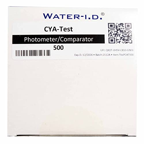 well2wellness® Pool Testtabletten/Messtabletten CYA-Test (Cyanursäure) für Photometer/Comparator - 500er Pack von well2wellness