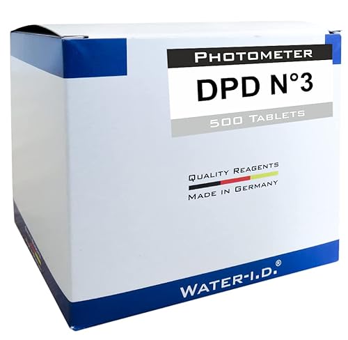 well2wellness® Pool Testtabletten/Messtabletten DPD No. 3 (Gesamt Chlor) für Photometer/Comparator - 500er Pack von well2wellness