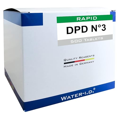 well2wellness® Pool Testtabletten/Messtabletten DPD No. 3 RAPID für den Gesamt-Chlorwert - 500er Pack von well2wellness