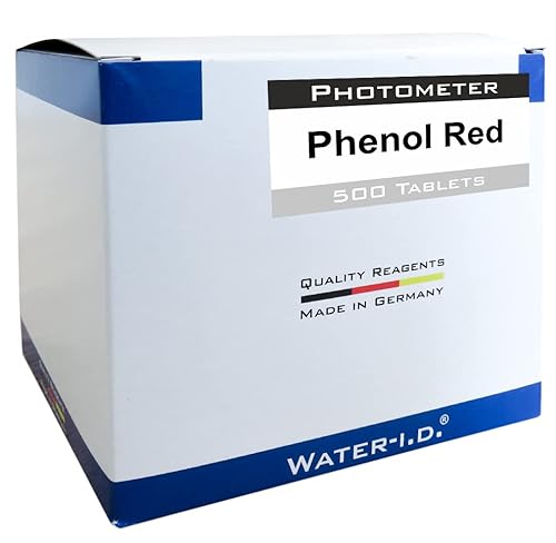 well2wellness® Pool Testtabletten/Messtabletten Phenol Red (pH) für Photometer/Comparator - 500er Pack von well2wellness