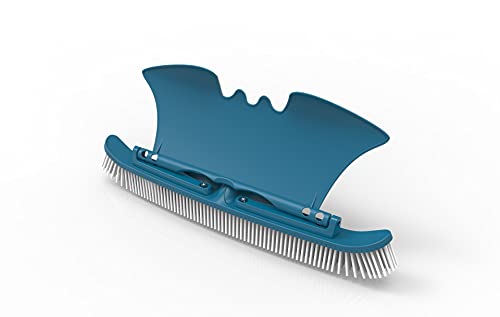 well2wellness® Poolbürste Beckenbürste 'Kraftsegel' mit Andruckplatte (Deflektor) für eine optimale Wandreinigung von well2wellness