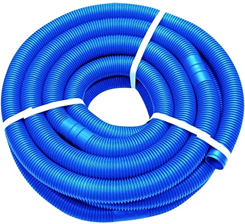 well2wellness Poolschlauch 6 Meter | 38mm | Blau | Teilbar | Formstabil | Variabel Einsetzbar | Geeignet für Poolheizung, Bodensauger, Pumpen & Filteranlagen von well2wellness