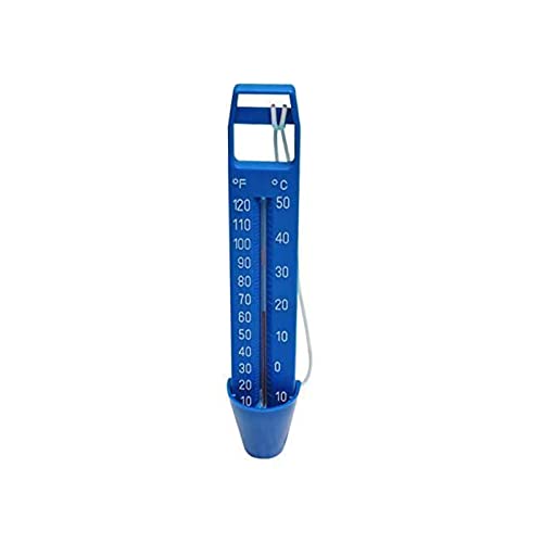 well2wellness® Poolthermometer Schwimmbad Thermometer Blau 24cm von well2wellness