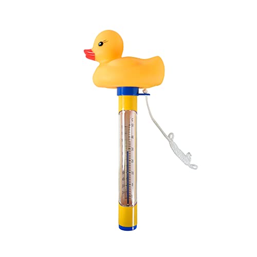 well2wellness® Poolthermometer Schwimmbad Thermometer "Ente" von well2wellness