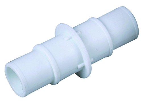 well2wellness® Weißer Universal - Schlauchverbinder für 32 und 38mm - auch zum Reduzieren von 38 auf 32mm (021439) von well2wellness