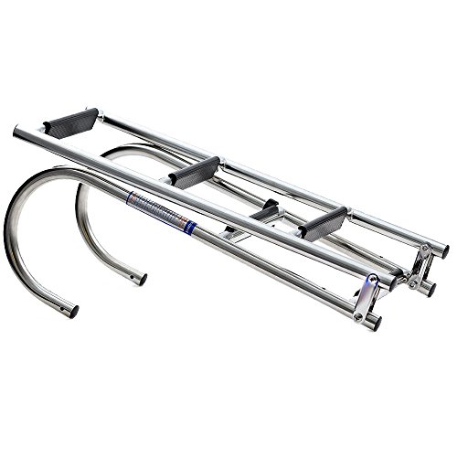 Badeleiter Bootsleiter 5 Stufen Edelstahl klappbar von wellenshop