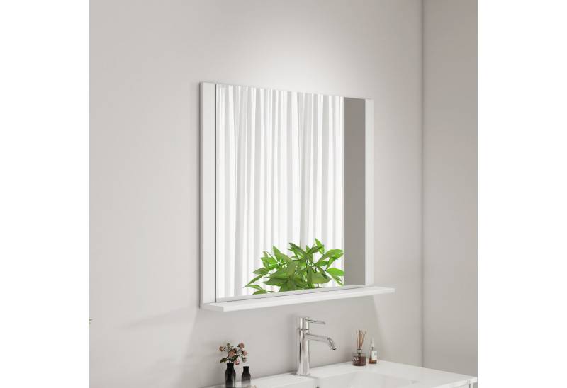 welltime Badspiegel AMSTERDAM, in zwei Breiten 60cm, 80cm mit praktischer Ablagefläche von welltime