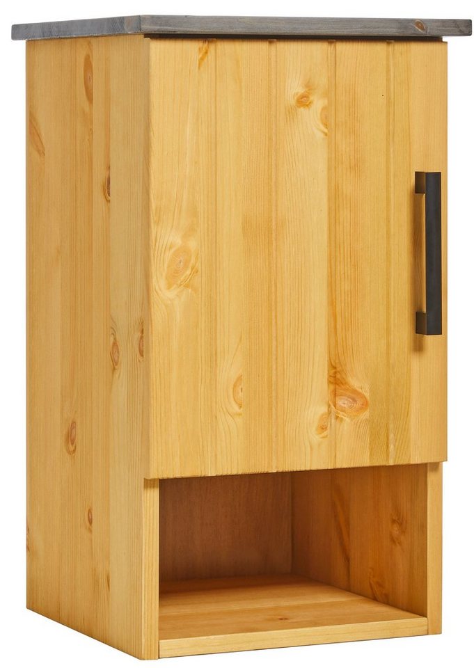 welltime Hängeschrank Mary Badmöbel im Landhaus-Stil, Breite 33 cm, aus Massivholz von welltime