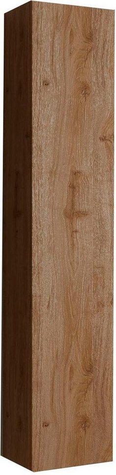welltime Hängeschrank Hamburg Badschrank mit 1 Tür, Höhe 138 cm, Breite 25 cm von welltime