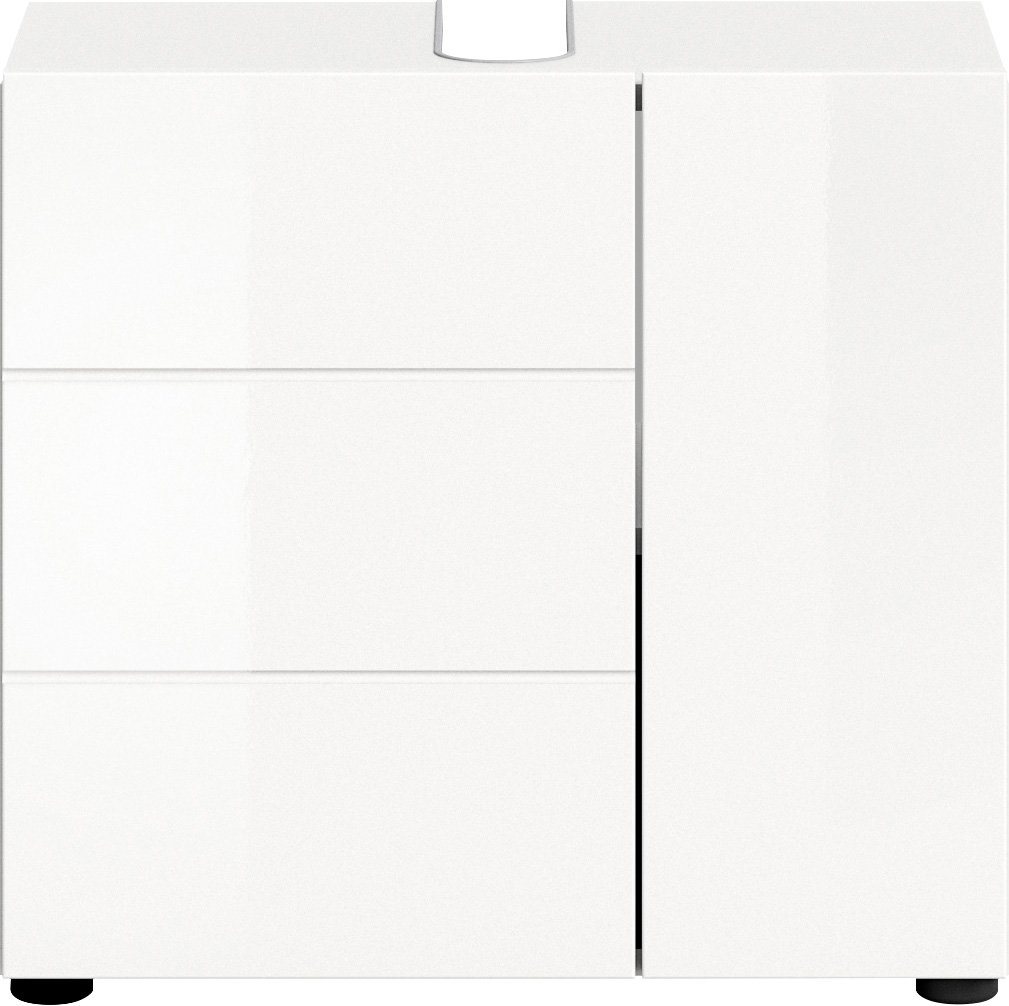 welltime Waschbeckenunterschrank Biel (1-St) Badmöbel, 2 Türen, asymetrisch, Breite 60 cm von welltime