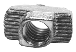 100 x Hammermutter, Nut 8 (8 mm Nut), m6 Innengewinde, aus Eisen, verzinkt, 1,55 x 0,78 x 0,62 Zentimeter von weloe