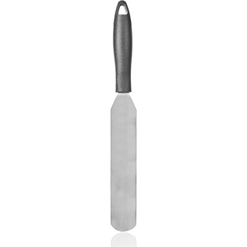 Wenco Premium Tortenmesser, 20 cm Länge, 33,5 cm Gesamtlänge, Edelstahl/Kunststoff, Silber/Schwarz, Modell 2023 von wenco