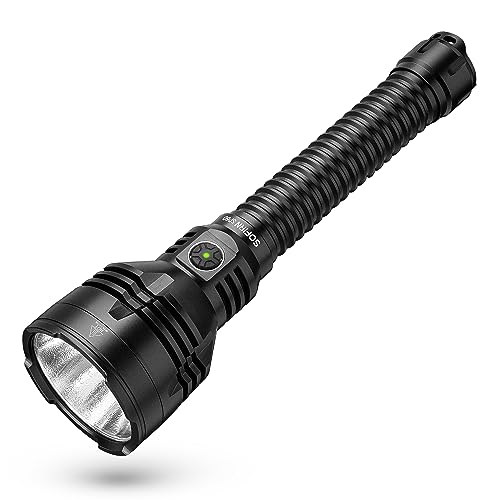 weneasker LED Taschenlampe USB Aufladbar, Sofirn SP60 Superhelle Taschenlampe 6800 Lumen 915 Meter Lange Leuchtweite Suchscheinwerfer für Jagd Suche und Rettung von weneasker