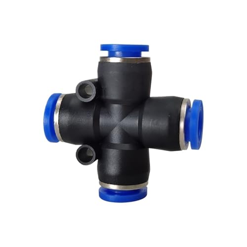 1PCS Pneumatische Fitting Rohr Anschluss Rohr Air Quick Fittings Wasser Push In Schlauch Couping 4mm 6mm 8mm 10mm 12mm 14mm PU PY PK(PZA,6mm) von wenwendianzi