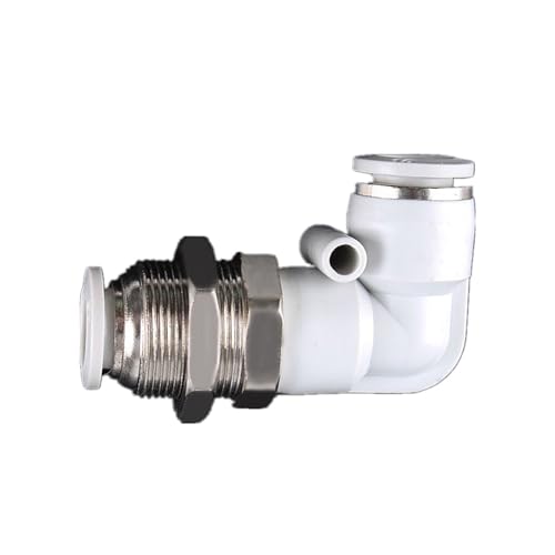 Weiß Pneumatische Fitting Rohr Anschluss Wasser Rohr Push-In Schlauch 4/6/8/10/12/14/16mm PU PY PK PE PV SA PZA PLM SA-B(PLM,12mm) von wenwendianzi