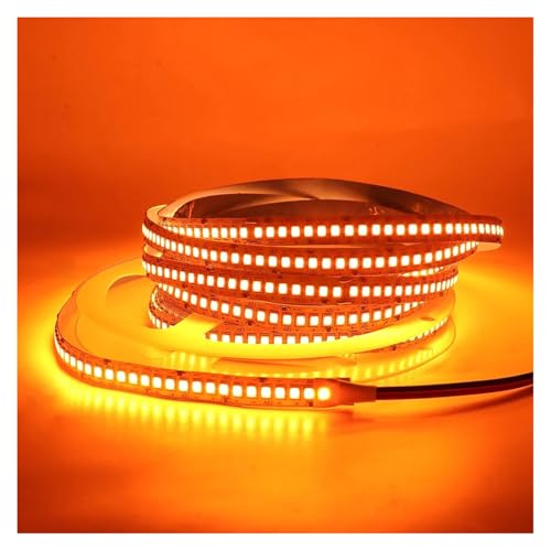 wenwendianzi 12V 4mm 8mm 10mm Orange Amber Flame LED Flexibler Streifen 1800k 1900k 240leds/m 120leds/m Weiches Flexibles Band 5M/Rolle(4mm 120LEDS.M 12V) von wenwendianzi