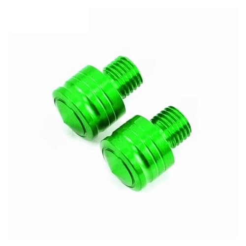 wenwendianzi 2Pcs Motorrad CNC Aluminium M8 M10 Rückspiegel Loch Stecker Schrauben Rückspiegel Anti-Rost Halter(10mm Green) von wenwendianzi