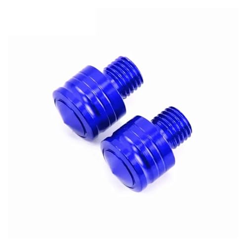 wenwendianzi 2Pcs Motorrad CNC Aluminium M8 M10 Rückspiegel Loch Stecker Schrauben Rückspiegel Anti-Rost Halter(8mm Blue) von wenwendianzi