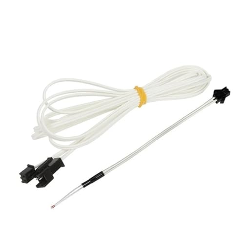 wenwendianzi 3D-Druckerteil 100k Ohm B3950 NTC-Thermistor-Temperatursensor HT-NTC100K-Kabel mit Steckverbinder(Glass head 2M Cable) von wenwendianzi